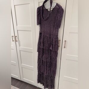 Sabina Musayev Metallic Gown